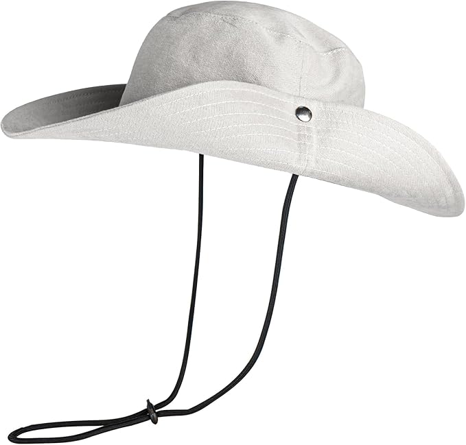 ZOORON Bucket Hat Wide Brim Boonie Hats Safari Hat for Hiking Fishing Outdoor
