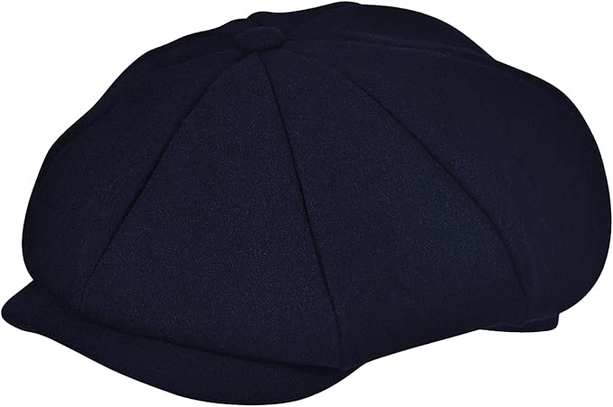 POUDAY Wool Blend Newsboy Cap for Men Irish Cap Newsboy Hat Newsies Cabbie Hat