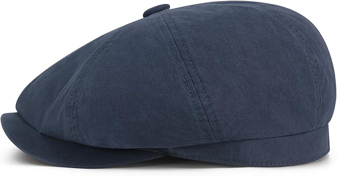BOTVELA Men's Newsboy Gatsby Hat Cotton Vintage Flat Ivy Cabbie Cap