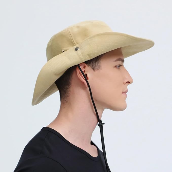 ZOORON Bucket Hat Wide Brim Boonie Hats Safari Hat for Hiking Fishing Outdoor