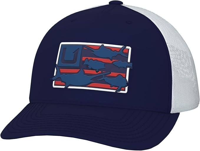 HUK Men's Trucker, Anti-Glare Snapback Fishing Hat