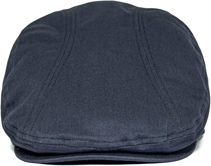 BOTVELA Men Cotton Twill Newsboy Flat Ivy Driving Hat Fitted Cap