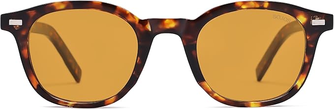 SOJOS Retro Square Sunglasses for Women Men Vintage Shades UV Protection Sunnies SJ2316