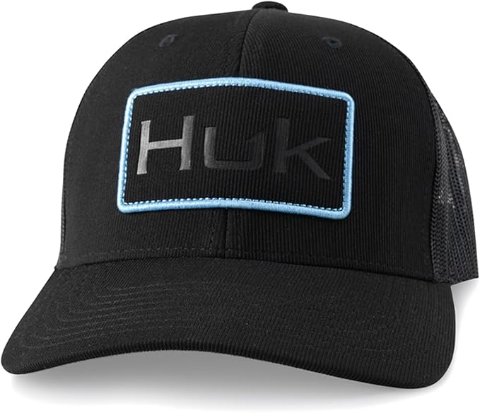 HUK Men's Trucker, Anti-Glare Snapback Fishing Hat