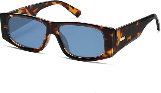 SOJOS Trendy Y2K Rectangle Polarized Sunglasses for Women Men Fashion Designer Rave Sunglasses SJ2228