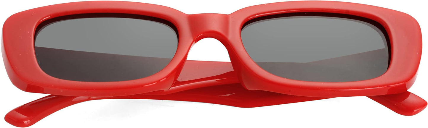 Kursan Small Rectangle Sunglasses for Women Men Square Frame Sun Glasses – 100% UV400 Protection