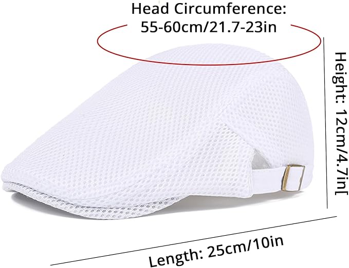 WETOO Men's Flat Cap Gatsby Newsboy Lvy Irish Hats Driving Cabbie Hunting Cap