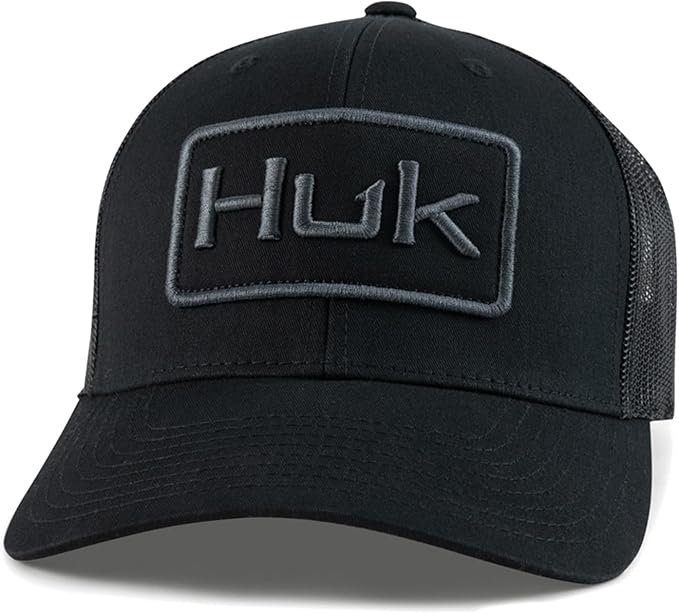 HUK Men's Trucker, Anti-Glare Snapback Fishing Hat