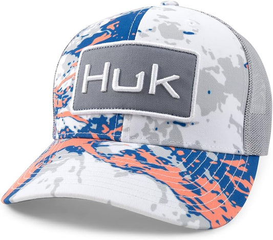 HUK Men's Trucker, Anti-Glare Snapback Fishing Hat