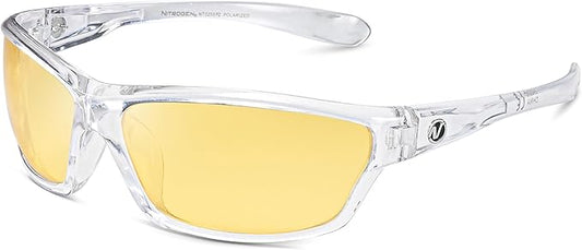 Nitrogen Polarized Wrap Around Sport Sunglasses for Men Women UV400 Driving Fishing Running Sun Glasses