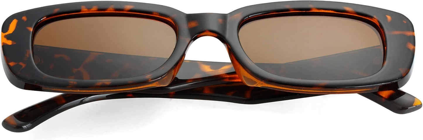 Kursan Small Rectangle Sunglasses for Women Men Square Frame Sun Glasses – 100% UV400 Protection