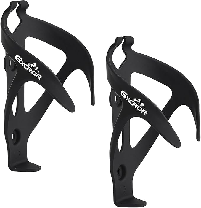 GXCROR Bike Water Bottle Holder, Durable Non-Slip Lightweight Universal Bicycle Bottle Cage for Mountain/Road Cycling Accessories