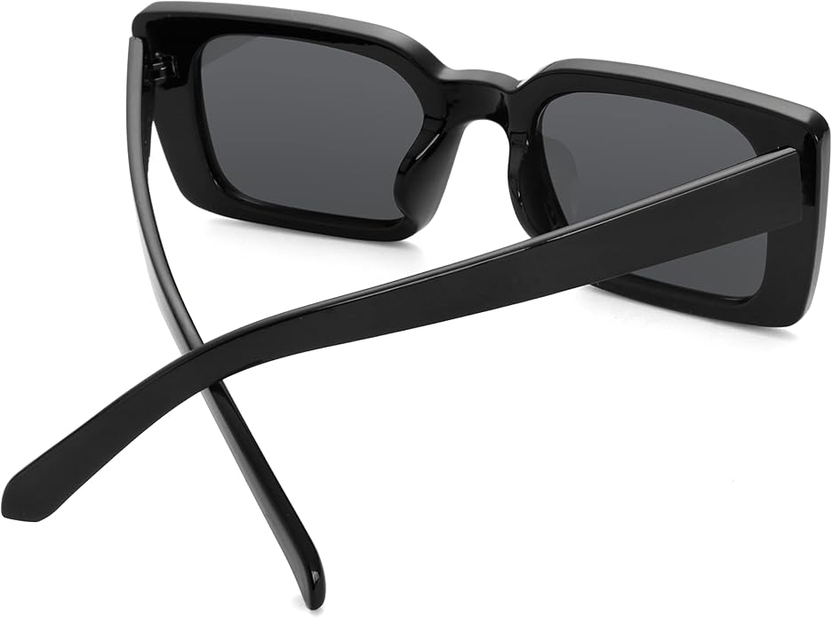 Onrtry Rectangle Sunglasses for Women Men Vintage Fashion Sun Glasses