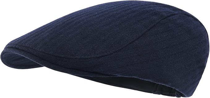 STARANCE Men's Flat Cap Wool Tweed Driving Irish Newsboy Hat