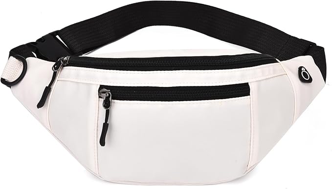 DAITET Crossbody Fanny Pack for Men&Women,Large Waist Bag & Hip Bum Bag with Adjustable Strap for Outdoors Workout Traveling Casual Running Hiking Cycling