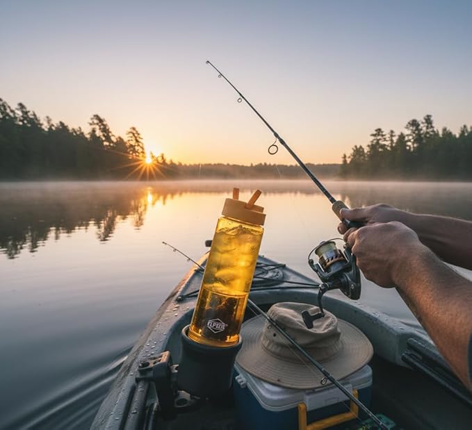 FLPSDE XR Dual Chamber Water Bottle with Integrated Storage Compartment for Snacks and More - 2 in 1 Container for Travel, School, Hiking, Sports, Work, Office, Gift