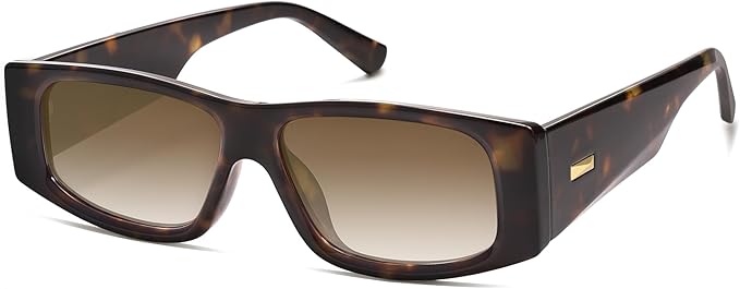 SOJOS Trendy Y2K Rectangle Polarized Sunglasses for Women Men Fashion Designer Rave Sunglasses SJ2228