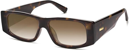 SOJOS Trendy Y2K Rectangle Polarized Sunglasses for Women Men Fashion Designer Rave Sunglasses SJ2228