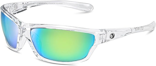 Nitrogen Polarized Wrap Around Sport Sunglasses for Men Women UV400 Driving Fishing Running Sun Glasses