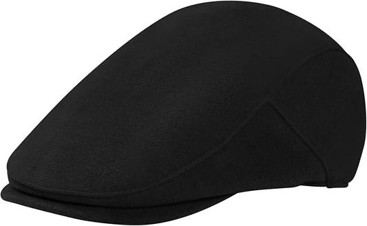 Men's Adjustable Newsboy Hat Classic Flat Gatsby Cabbie Ivy Cap for Golf Driving Winter