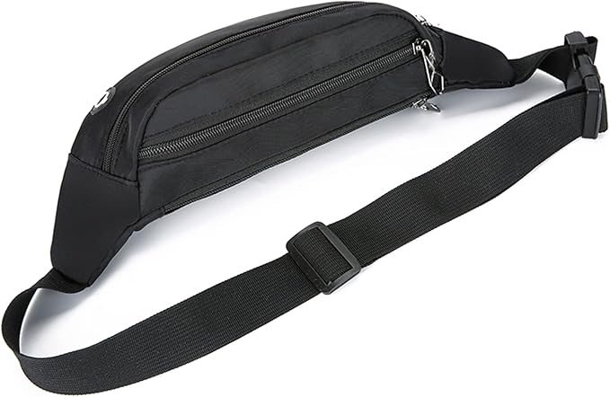 DAITET Crossbody Fanny Pack for Men&Women,Large Waist Bag & Hip Bum Bag with Adjustable Strap for Outdoors Workout Traveling Casual Running Hiking Cycling