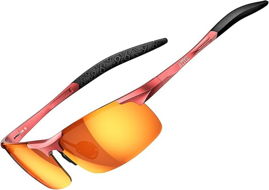 ATTCL Men's Fashion Driving Polarized Sunglasses for Men - Al-Mg metal Ultralight Frame