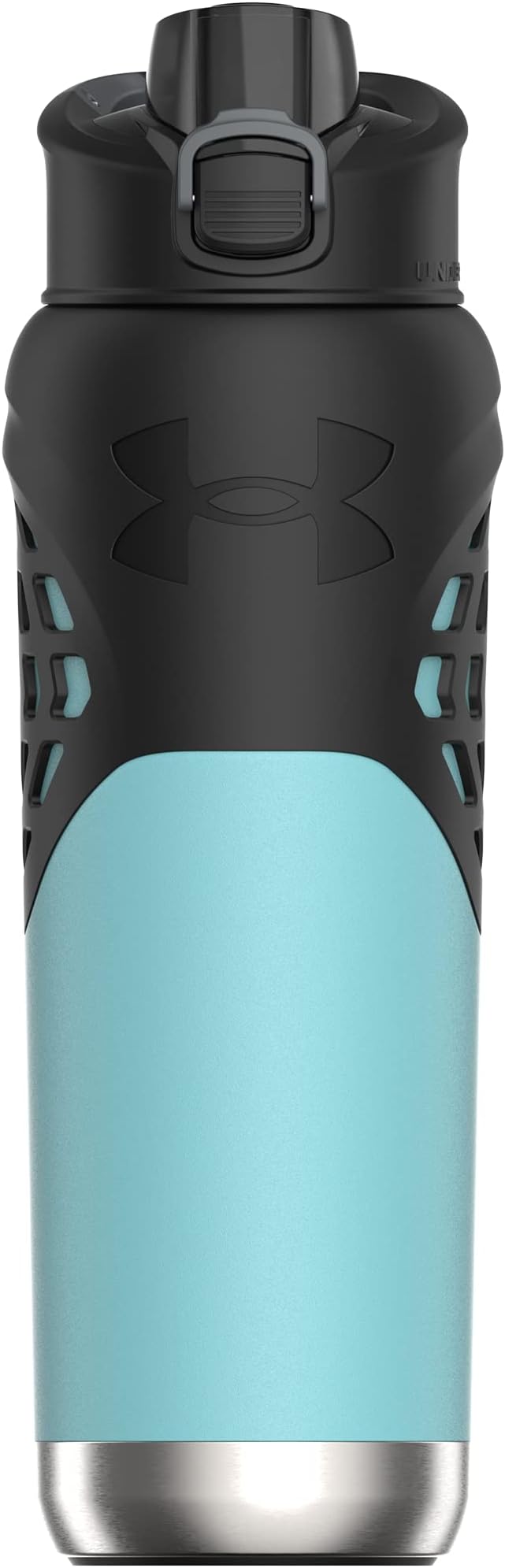 Under Armour 24Oz Stainless Steel Water Bottle, Insulated, Carabiner Easy Carry Hook, Leak Proof, Kids & Adults, All Sports, Gym