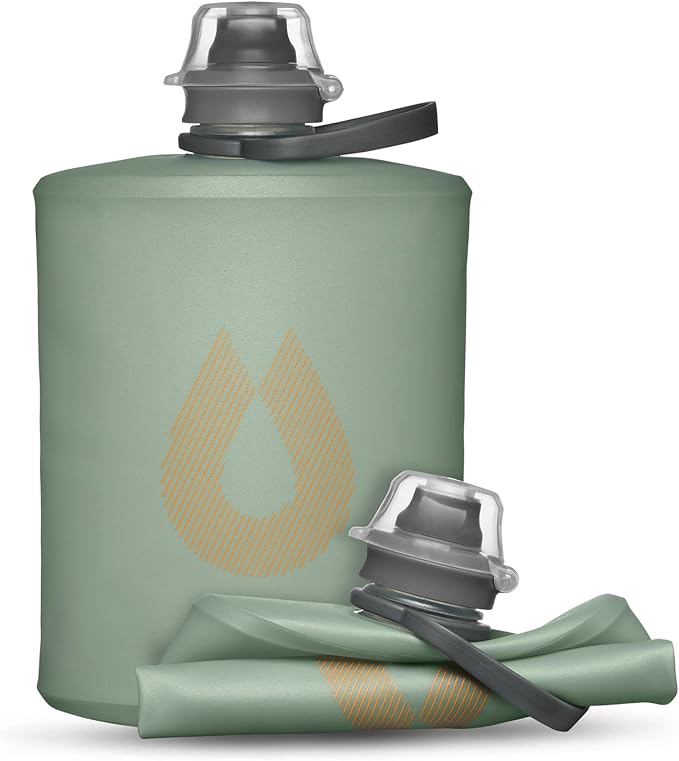 HydraPak Stow Collapsible Water Bottle – 350ml, 500ml, 1L – Ultralight, Leak-Proof, BPA-Free, Filter Compatible Travel & Hiking Flask