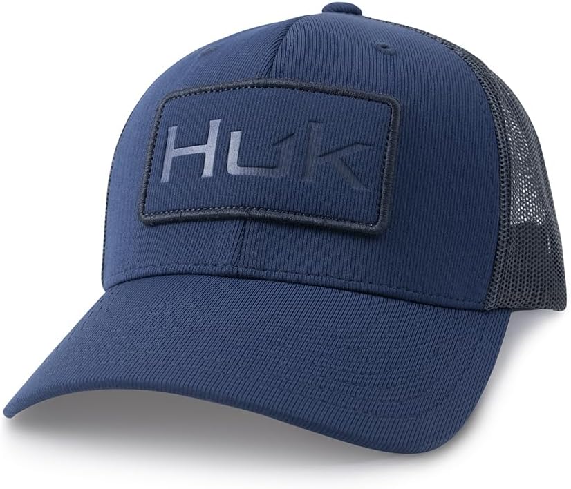 HUK Men's Trucker, Anti-Glare Snapback Fishing Hat