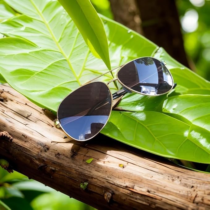 LUENX Aviator Sunglasses for Men Women Polarized - UV400 Protection, Stylish Shades, Driving, Outdoor Activities