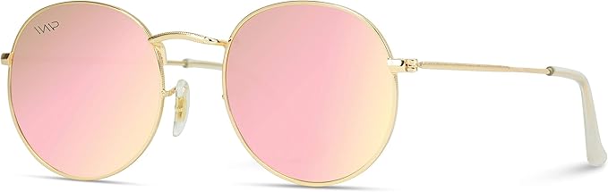 WearMe Pro - Reflective Lens Round Trendy Sunglasses
