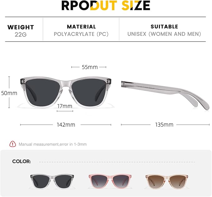 Sunglasses Womens Polarized Sunglasses for Mens Womens Retro Mirror Lens for Driving Fishing UV400 Protection