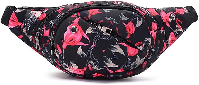 DAITET Crossbody Fanny Pack for Men&Women,Large Waist Bag & Hip Bum Bag with Adjustable Strap for Outdoors Workout Traveling Casual Running Hiking Cycling