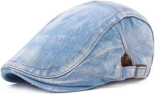 WETOO Men's Flat Cap Gatsby Newsboy Lvy Irish Hats Driving Cabbie Hunting Cap