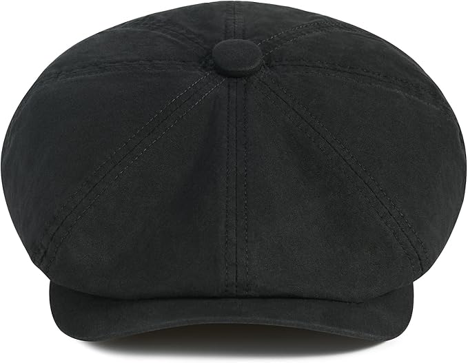 BOTVELA Men's Newsboy Gatsby Hat Cotton Vintage Flat Ivy Cabbie Cap
