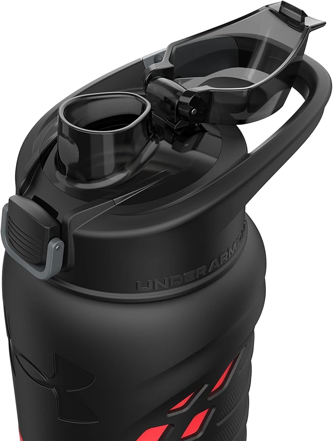 Under Armour 24Oz Stainless Steel Water Bottle, Insulated, Carabiner Easy Carry Hook, Leak Proof, Kids & Adults, All Sports, Gym