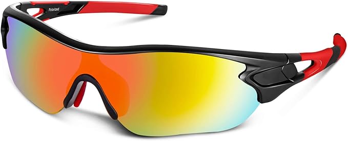 BEACOOL Polarized Sports Sunglasses for Men Women Youth Baseball Cycling Running Driving Fishing Golf Motorcycle TAC Glasses