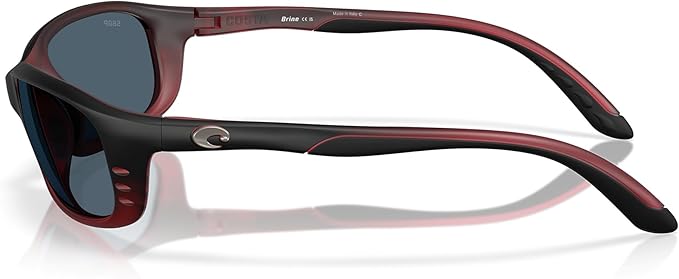 Costa Del Mar Sunglasses for Men - Brine Mens Polarized Sunglasses - Fishing, Boating & Beach UV Protection - Size 59-580P