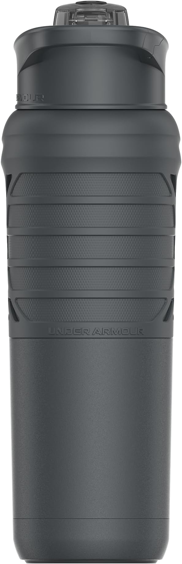 Under Armour 24Oz Stainless Steel Water Bottle, Insulated, Carabiner Easy Carry Hook, Leak Proof, Kids & Adults, All Sports, Gym