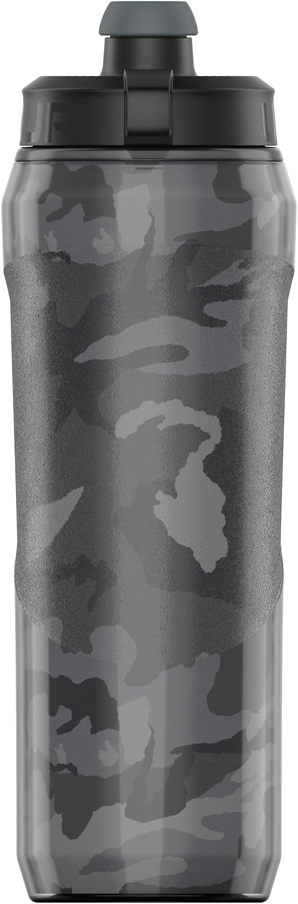 Under Armour 28oz Playmaker Squeeze Insulated 2 - Sports Water Jug, Leak Resistant for Baseball, Football & More, Black Steel Camo