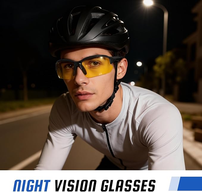 XVXV Polarized Sports Sunglasses for Men - UV Protection Half Frame Sun Glasses for Running Fishing