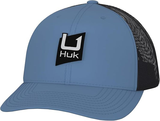 HUK Men's Trucker, Anti-Glare Snapback Fishing Hat