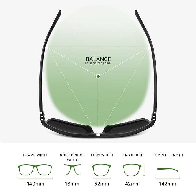 Fanshen Polarized Sports Sunglasses for Men, UV Protection Lightweight Sun Glasses for Driving Fishing Golf Cycling