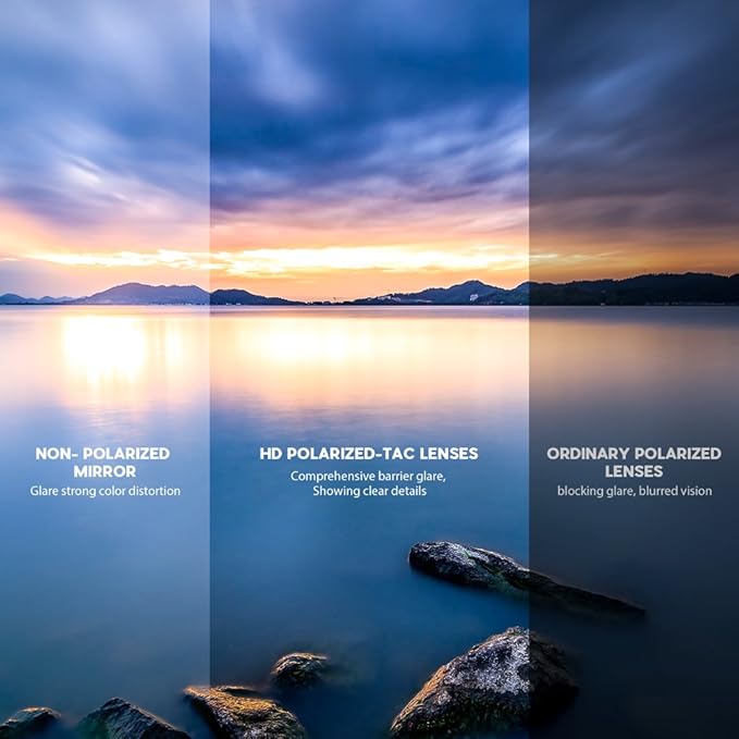 BEACOOL Polarized Sports Sunglasses for Men Women Youth Baseball Cycling Running Driving Fishing Golf Motorcycle TAC Glasses