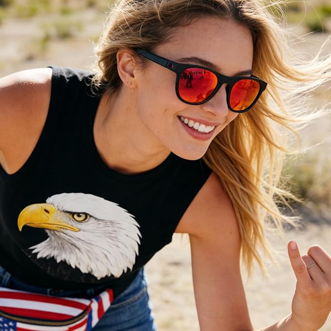 3 Pack Polarized Sunglasses for Men Women, Lightweight UV Protection Sports Sun Glasses for Driving Fishing Golf