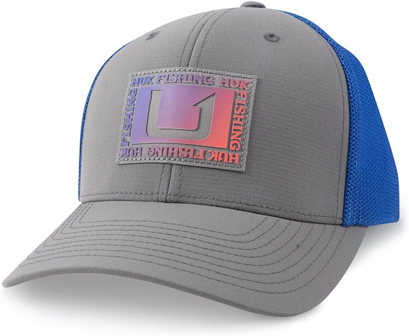 HUK Men's Trucker, Anti-Glare Snapback Fishing Hat