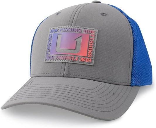 HUK Men's Trucker, Anti-Glare Snapback Fishing Hat