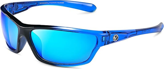 Nitrogen Polarized Wrap Around Sport Sunglasses for Men Women UV400 Driving Fishing Running Sun Glasses