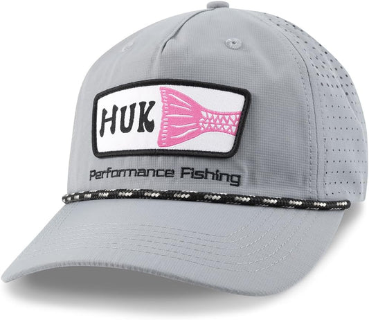 HUK Men's Trucker, Anti-Glare Snapback Fishing Hat