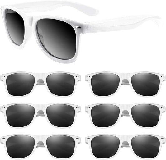 ASTARON Black Sunglasses Bulk, 6/12/24/48 Pack Sunglasses Party Favors for Summer Beach Pool Birthday Wedding Party Supplies